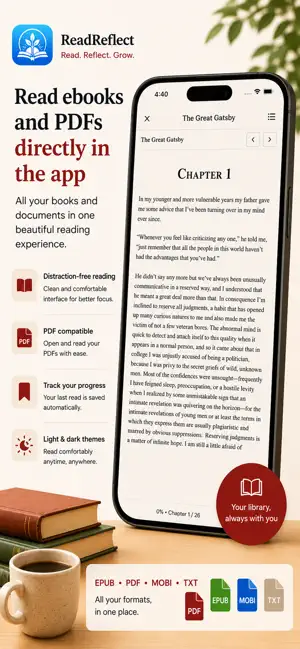ReadReflect AI Reading Journal screenshot 1