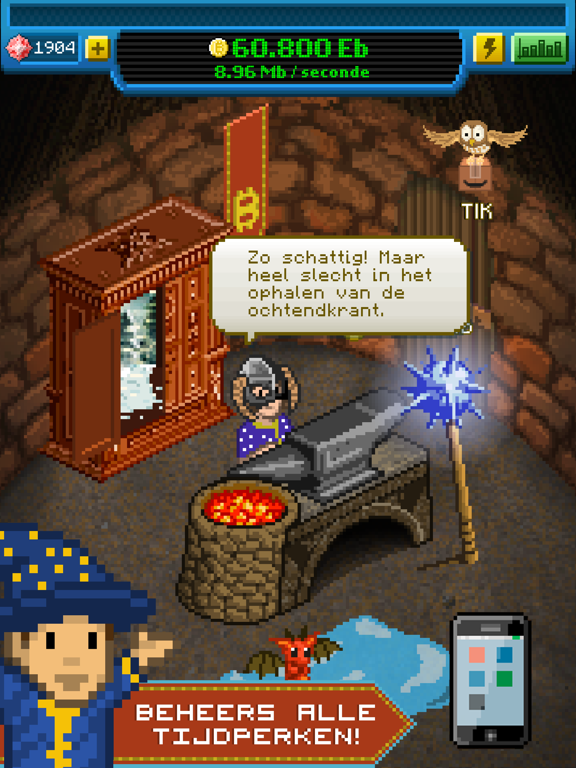 Bitcoin Billionaire iPad app afbeelding 5