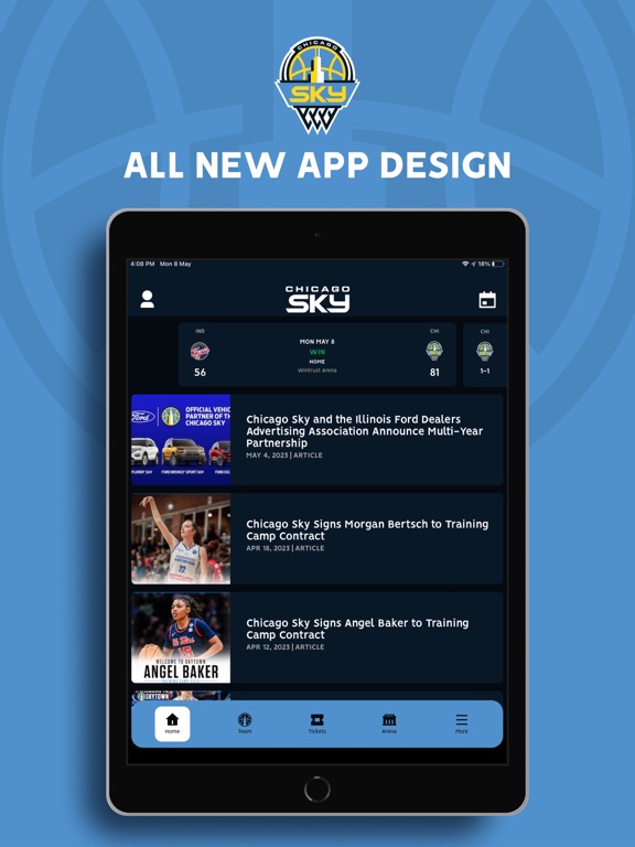 Screenshot #4 pour Chicago Sky Mobile