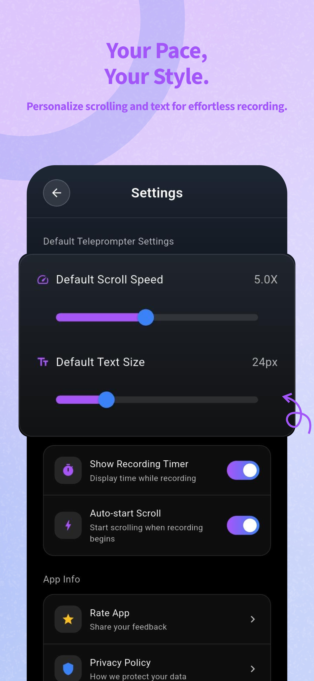 Teleprompter – Script Reader screenshot 5