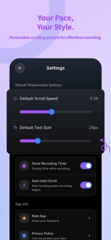 Teleprompter – Script Reader Screenshot 4 of 5