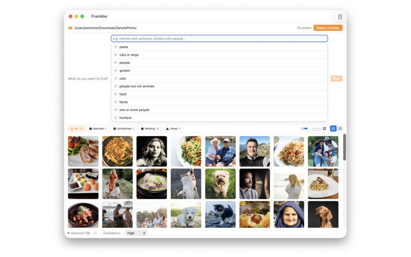 Frambler screenshot