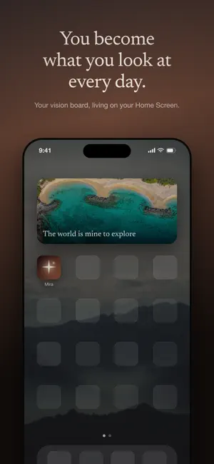 Mira: Vision Board Widget screenshot 1