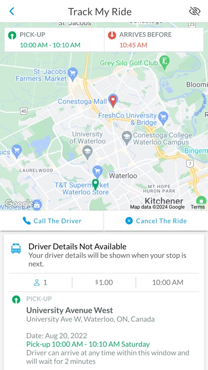 RideCo Waterloo screenshot-6
