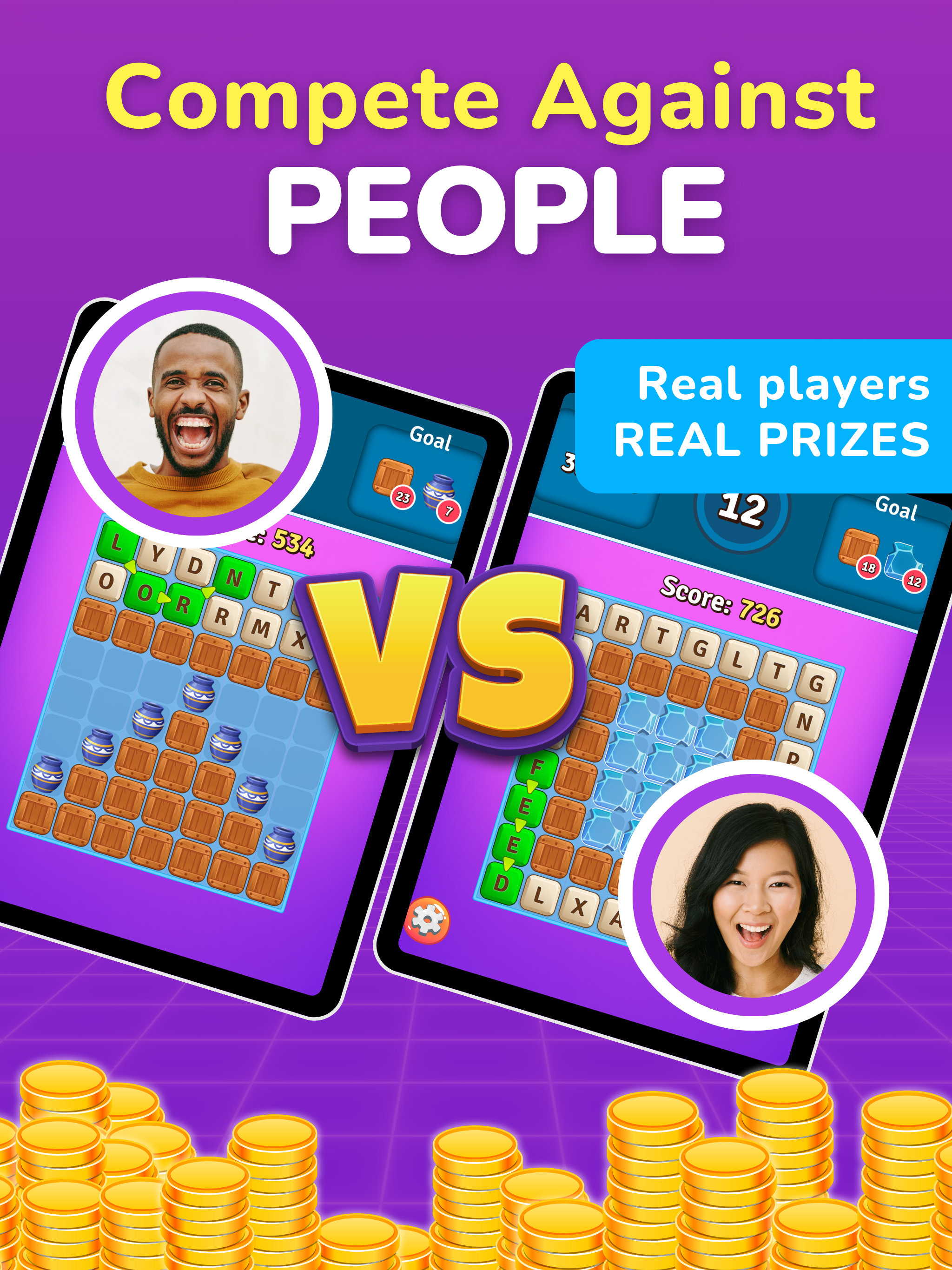 Real Prizes Word Search Game