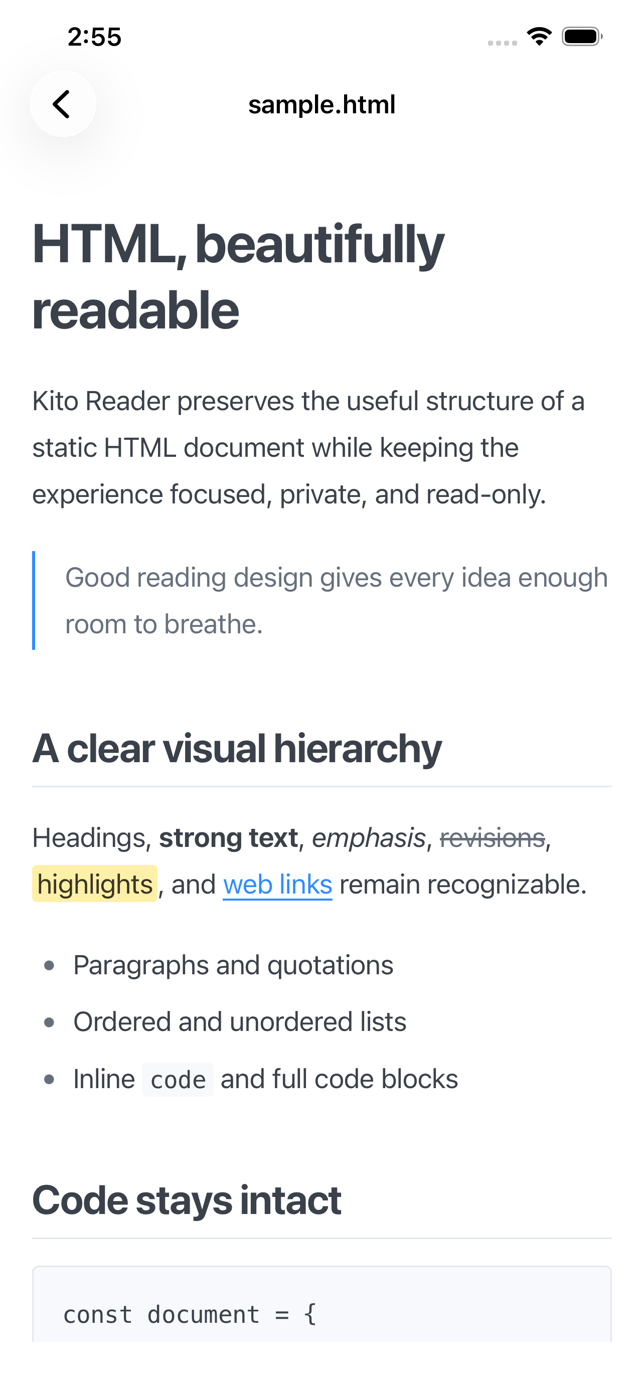 Kito Reader screenshot 4