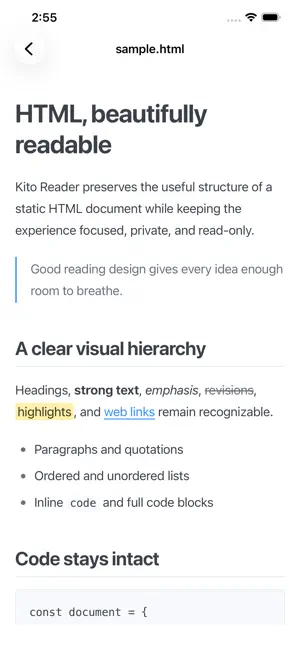 Kito Reader screenshot 4