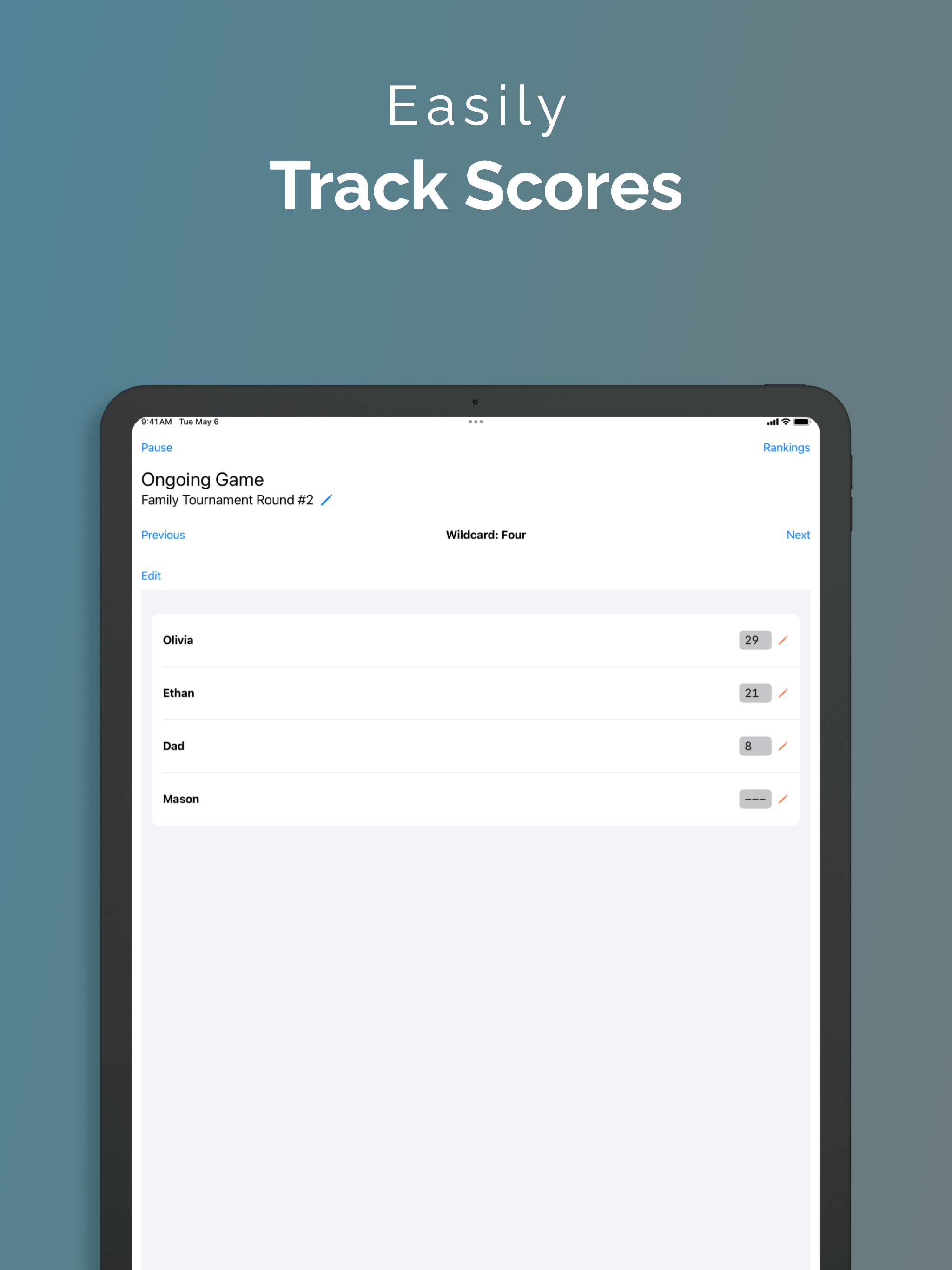Crowns Score Keeper