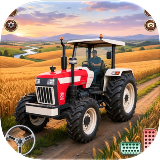 Real village life Tractor game