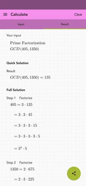 Greatest Common Divisor PRO screenshot 2