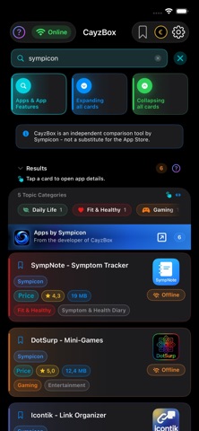 CayzBox - App Finder Screenshot 4 of 10