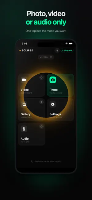 Eclipse: Black Screen Camera screenshot 2