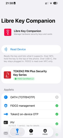 Libre Key Companion Screenshot 1 of 6