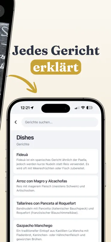 Speisekarten Übersetzer App screenshot 3 of 6