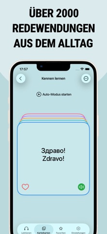 Serbisch schnell lernen screenshot