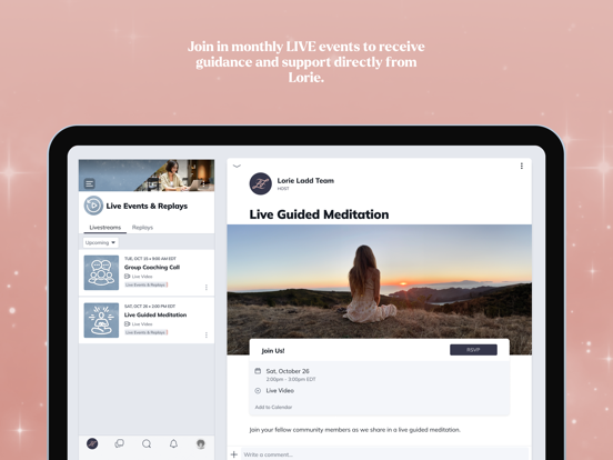 Lorie Ladd iPad screenshot 4 - Lifestyle app