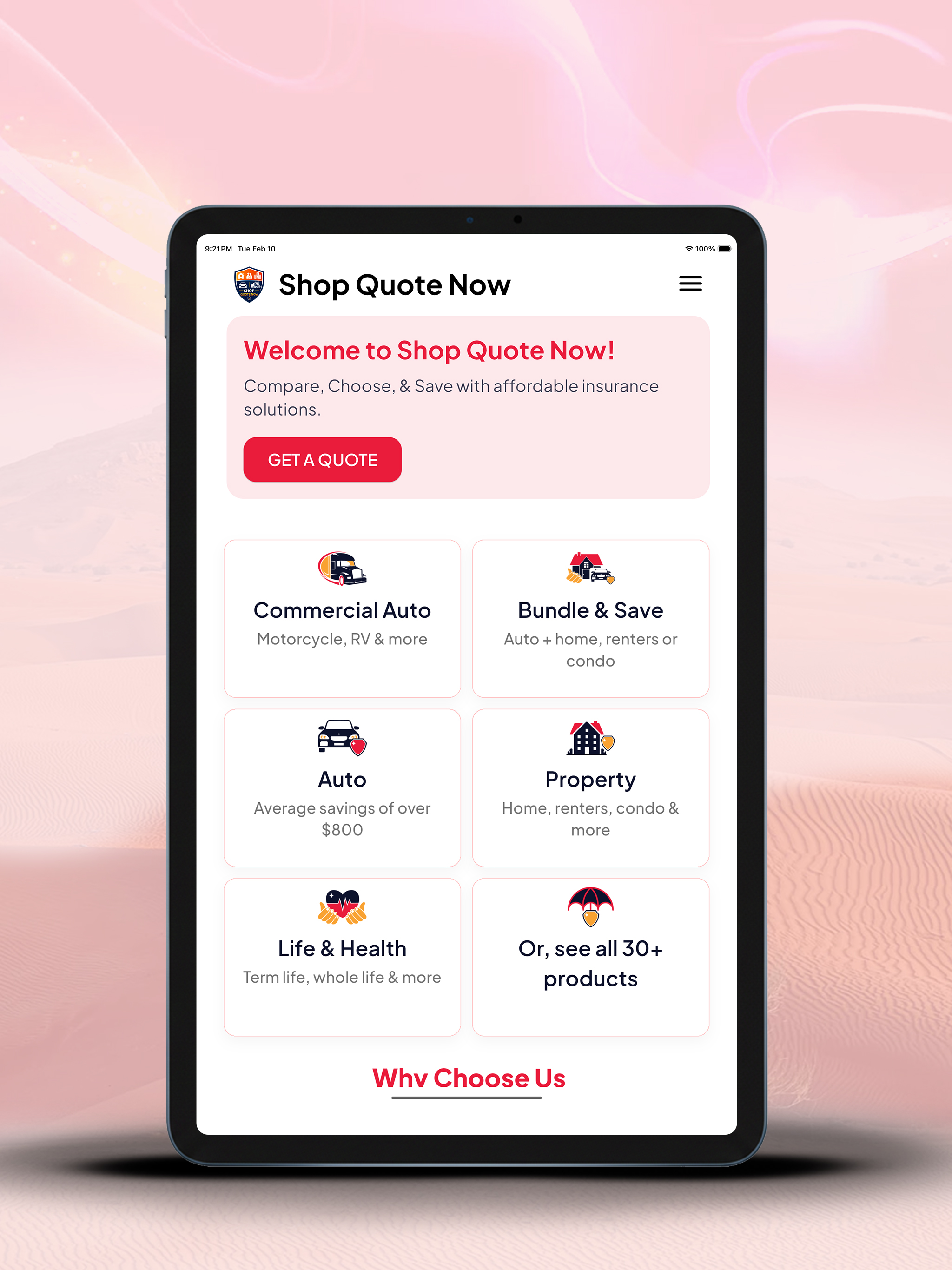 Shop Quote Now screenshot 7