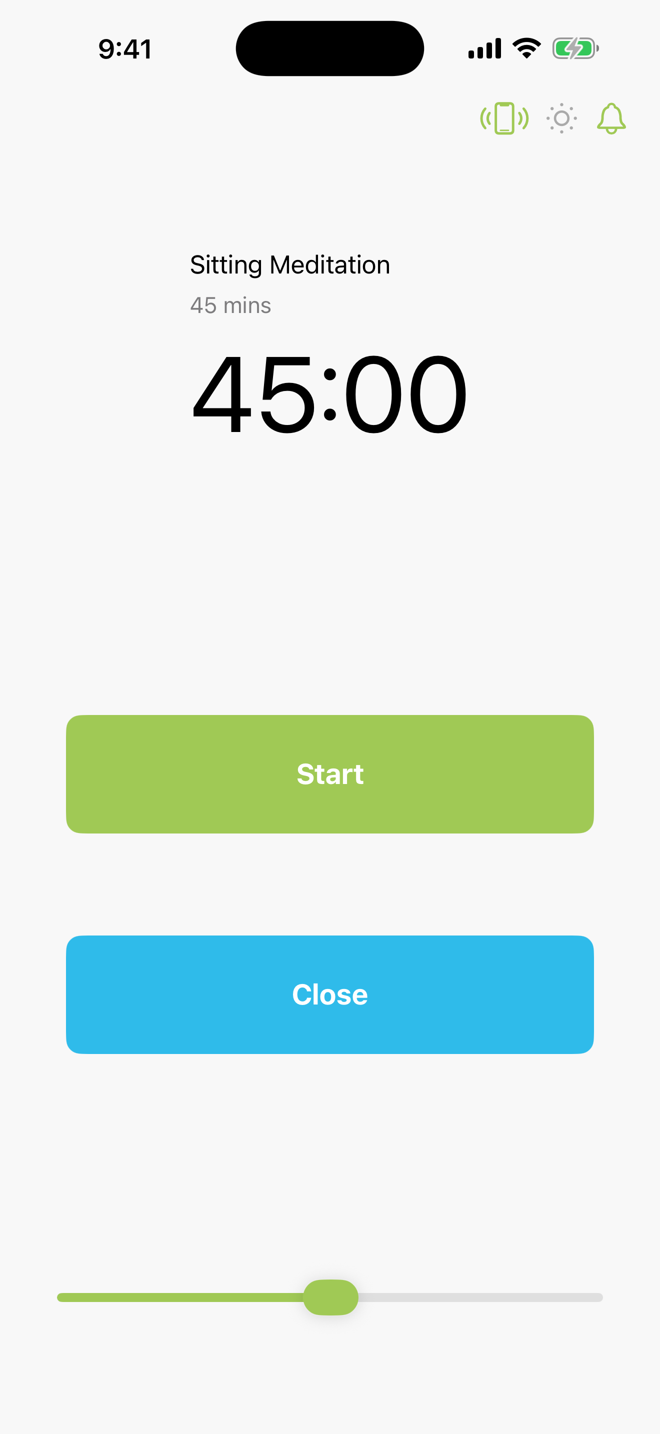 Preset Meditation Timer screenshot 2