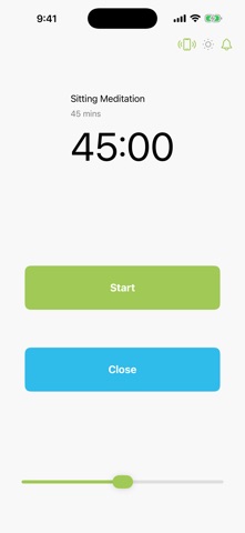Preset Meditation Timer Screenshot 2 of 4