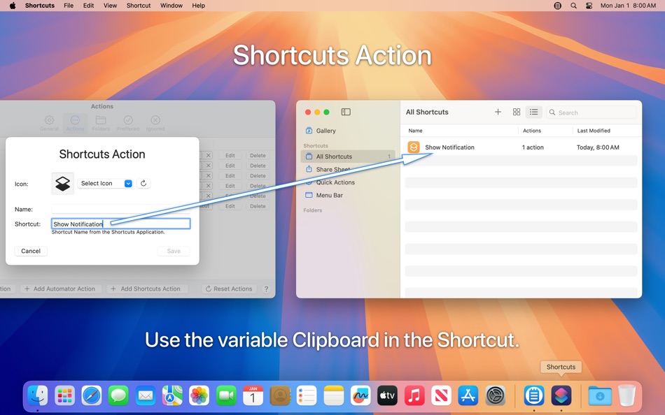 #9. Clipboard Action (macOS) 由: Jan Valta