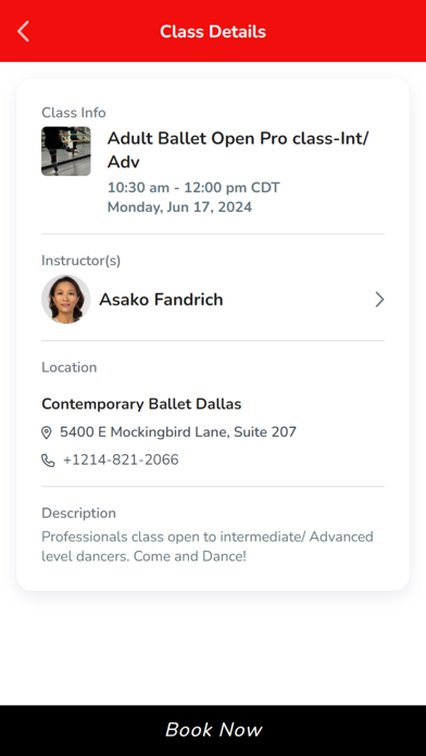 Contemporary Ballet Dallas Screenshot