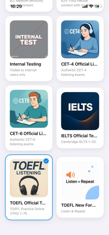 MOMO Echo · English Listening iPhone screenshot