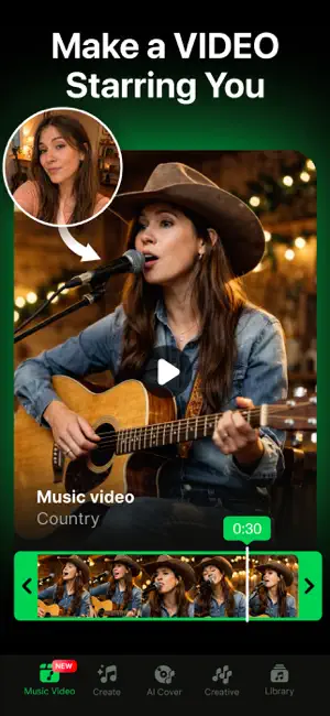 AI Music: Cover & Song Maker iPhone screenshot 1