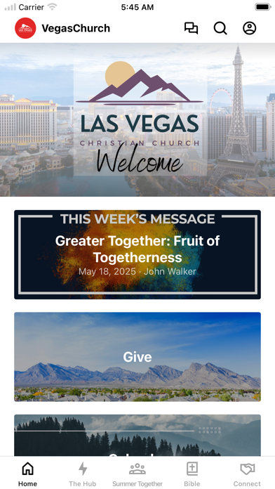 Las Vegas Christian Church Screenshot