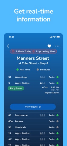 NextBus Wellington Transport iPhone screenshot