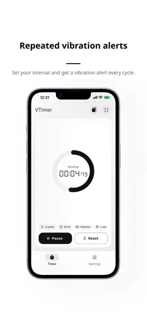 VTimer: Custom Interval Timer screenshot 1