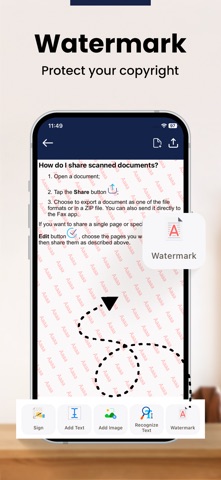 iScanner • PDF Doc Scanner App iPhone screenshot