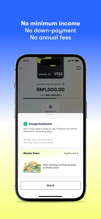 Screenshot 4 di 6 di Atome MY - Buy Now Pay Later