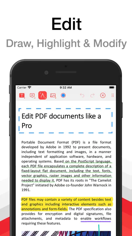 PDF Pro - Reader Editor Forms screenshot 3 of 10