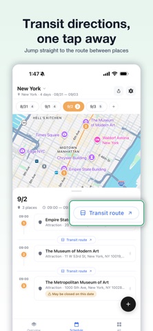 trablog - Trip Planner iPhone screenshot