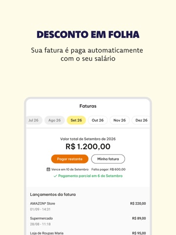 Cartão de Crédito SuperSim iPad screenshot 5