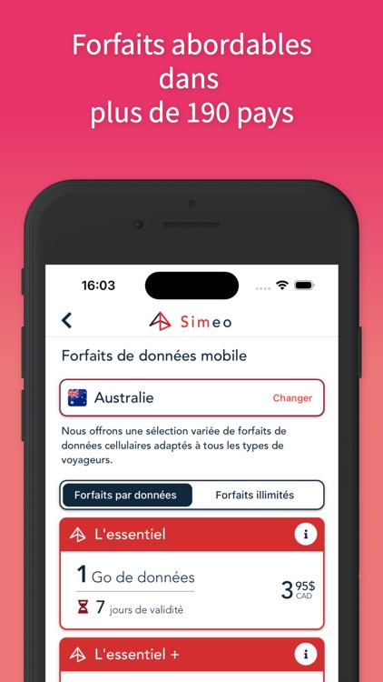 Simeo - eSIM de voyage