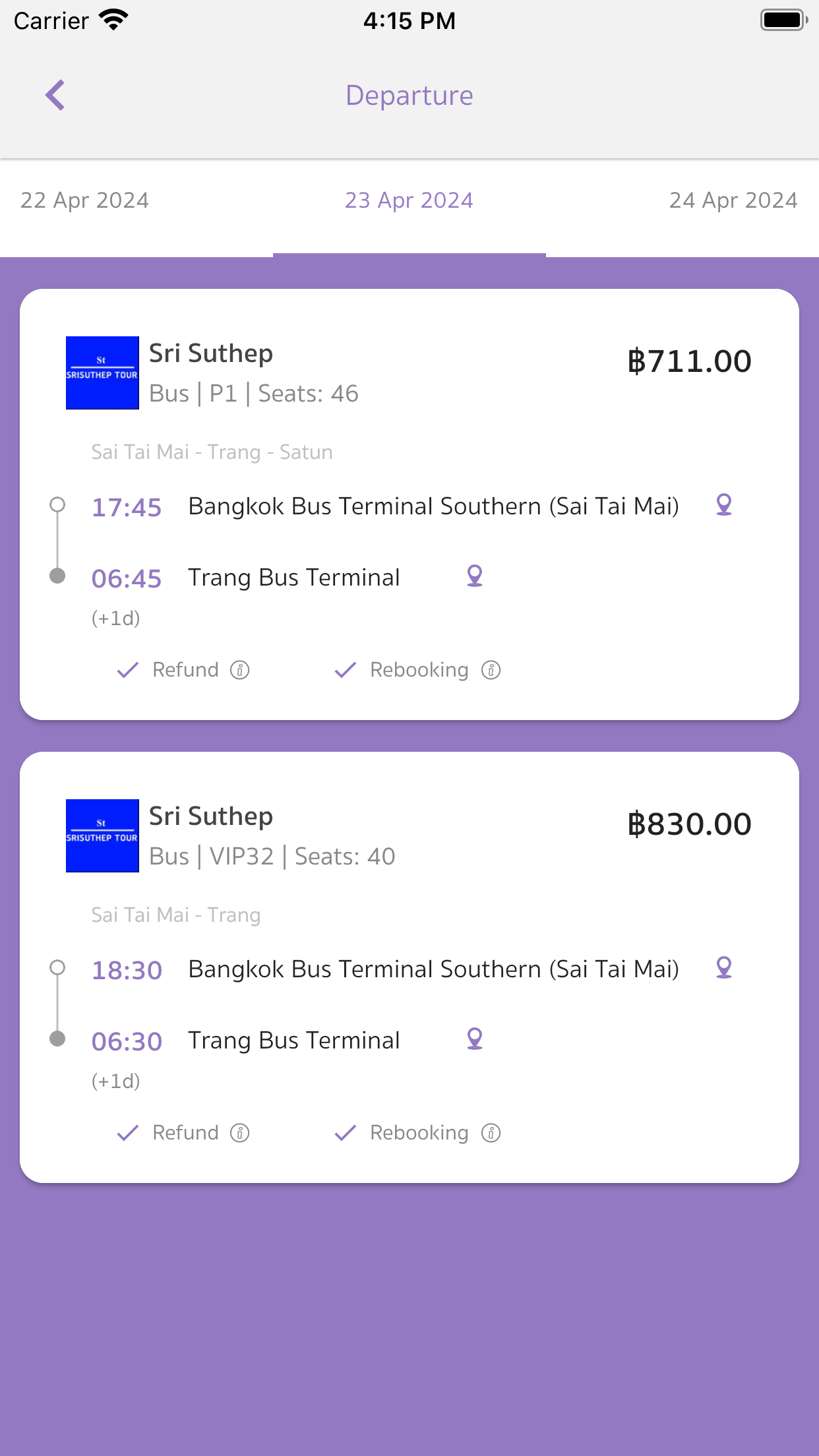 Srisuthep Tour