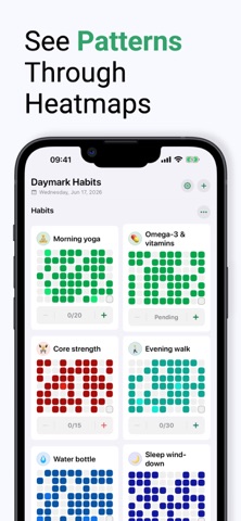 Daymark Habits iPhone screenshot