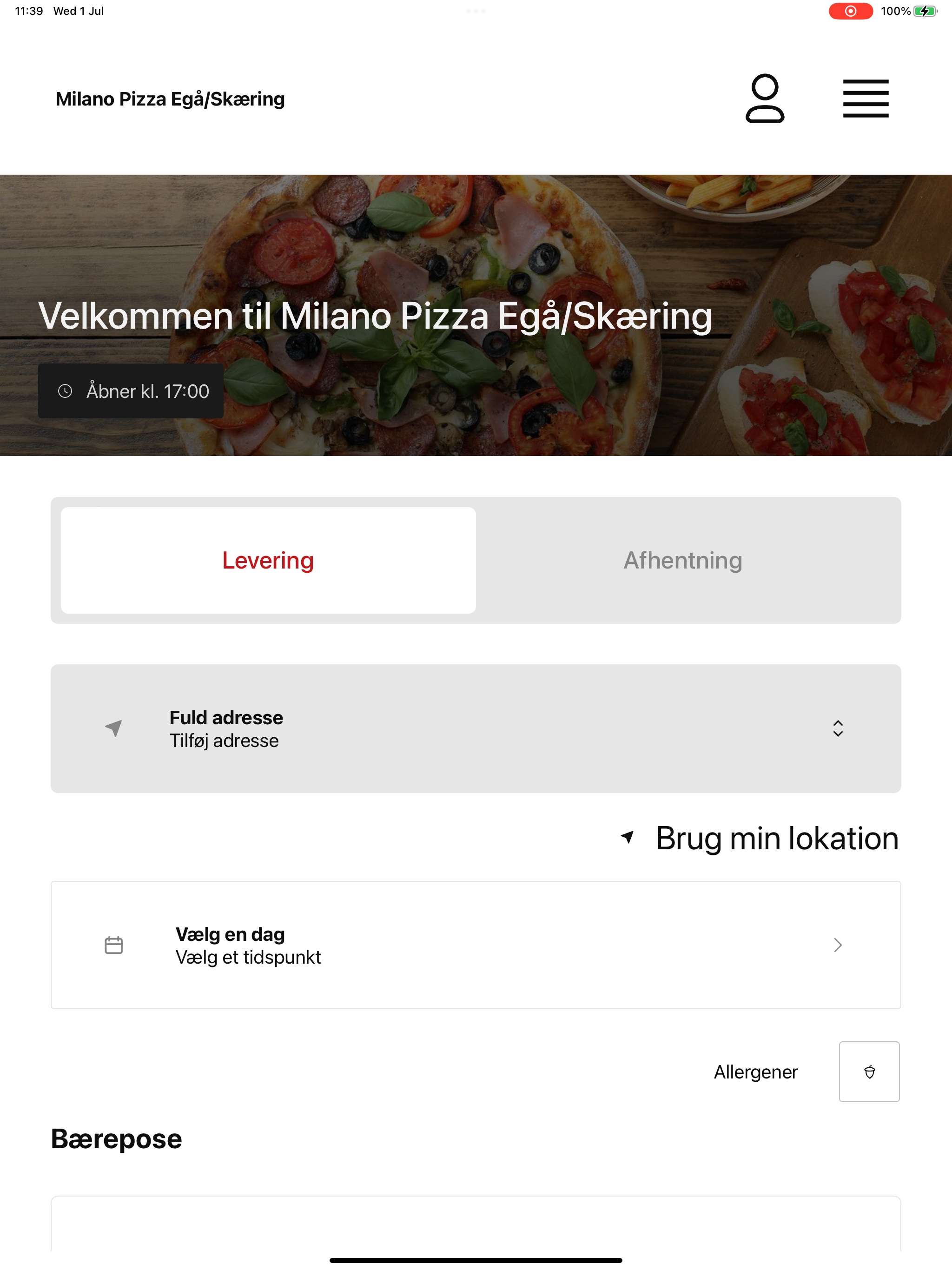 Milano Pizza Egå screenshot 14