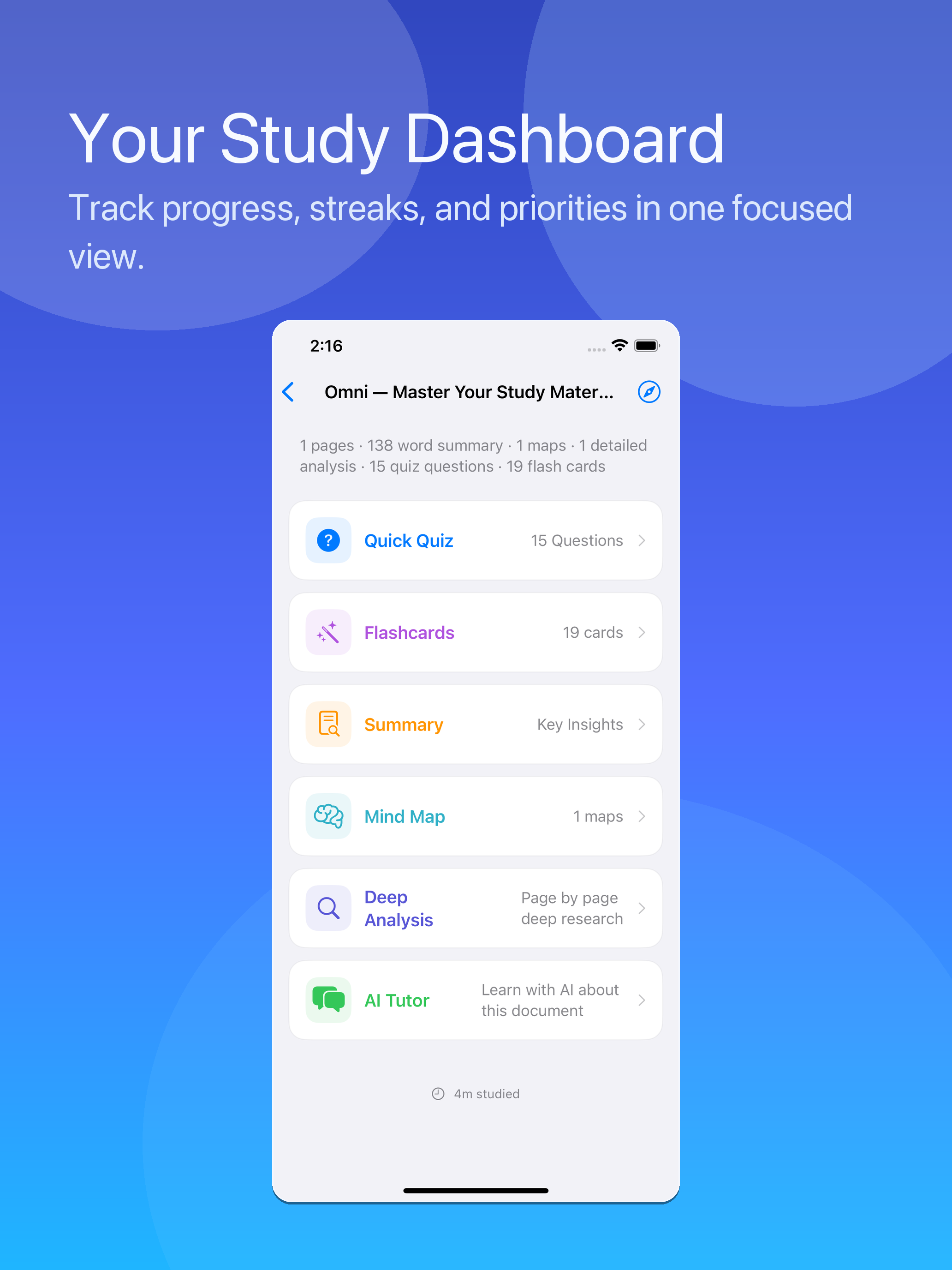 Omni: AI notes, quiz, Q&A screenshot 9