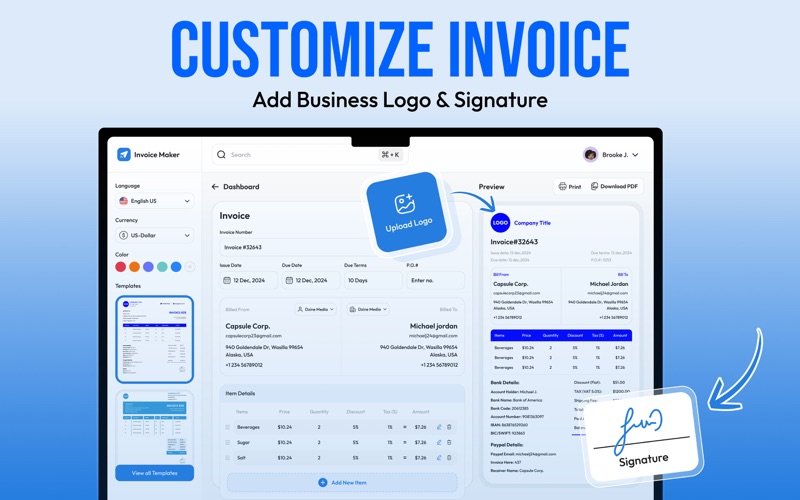 Billit-Invoice Maker & Creator Screenshot