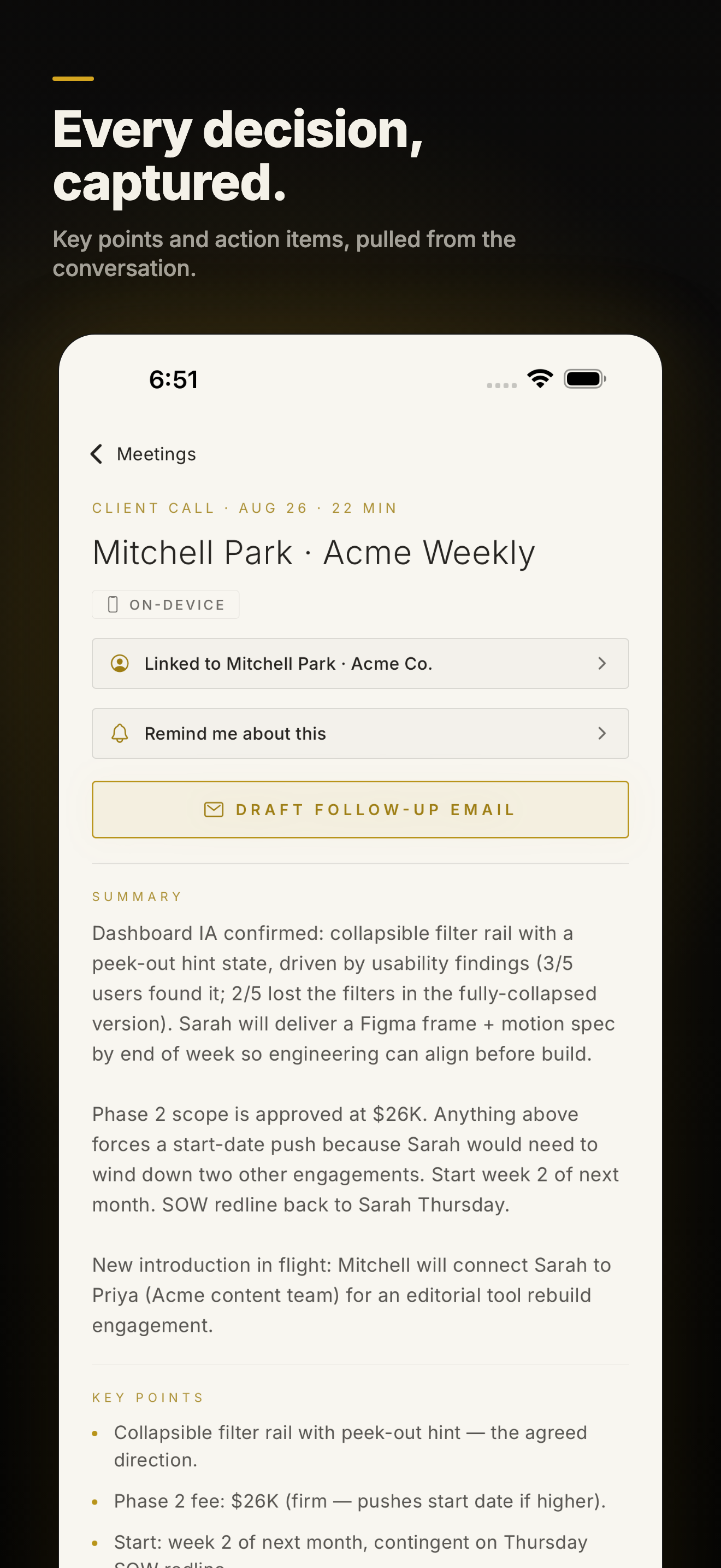 Auris: AI Meeting Notes screenshot 2