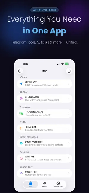 eGram For Telegram Web screenshot 1
