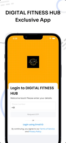 Digital Fitness Hub iPhone screenshot