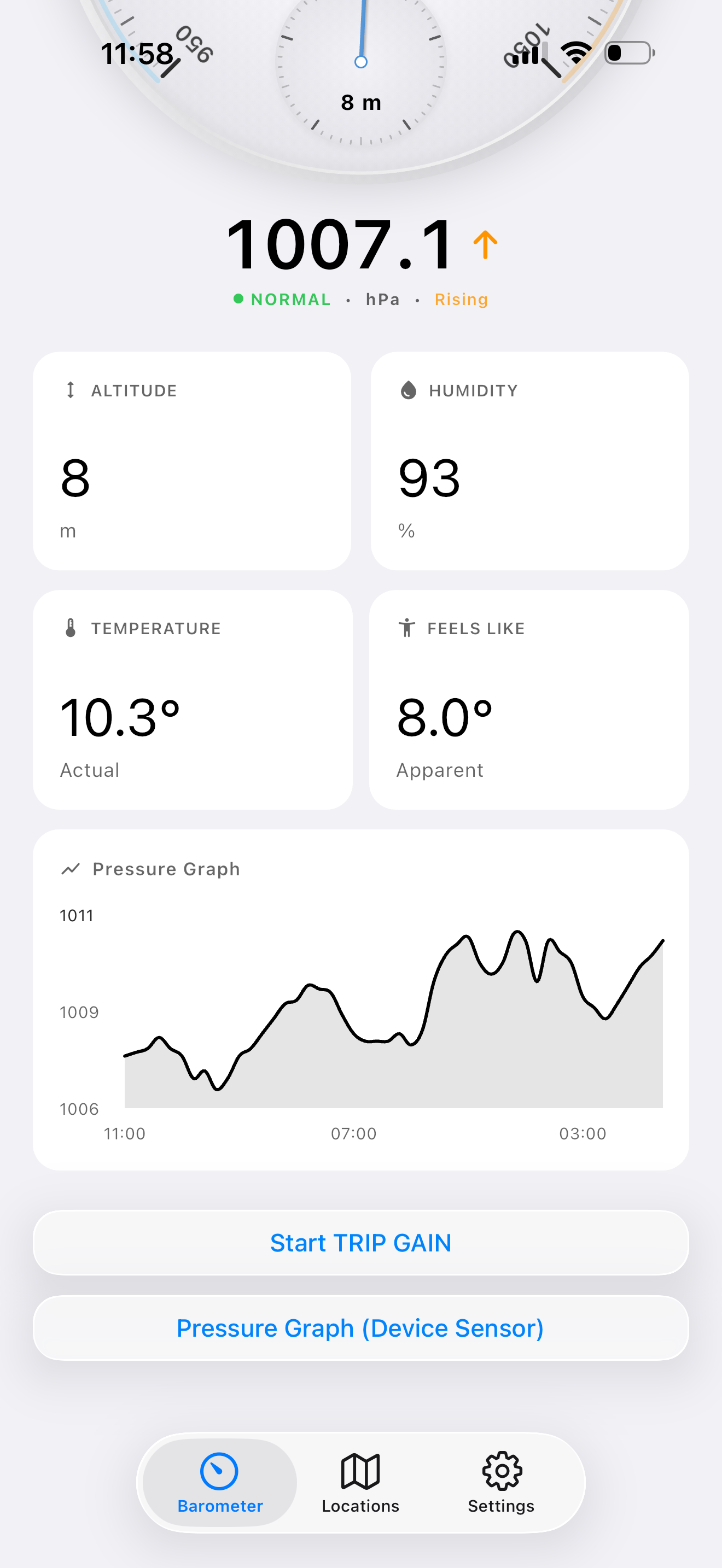 Barometer & Altimeter Pro