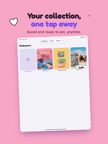 Wallpaper & Widget Maker Linen iPad screenshot