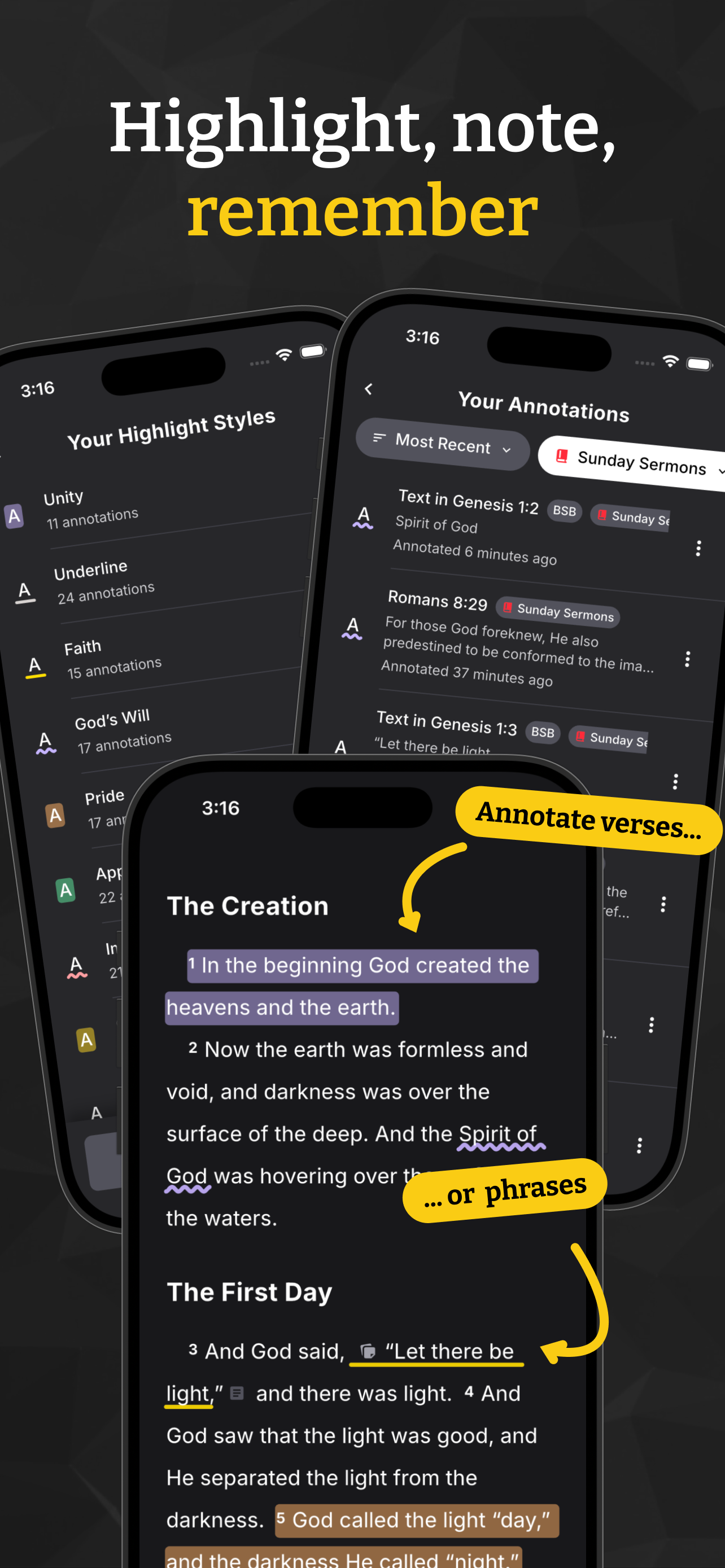 Lux: Bible screenshot 4