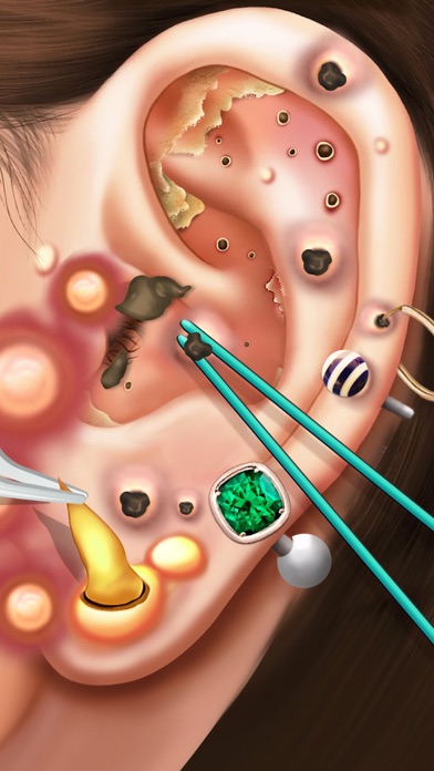 Ear Piercing & Tattoo Games Screenshot