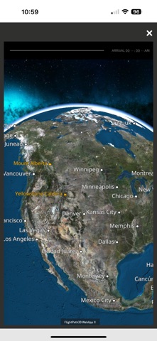 NetJets IFE screenshot