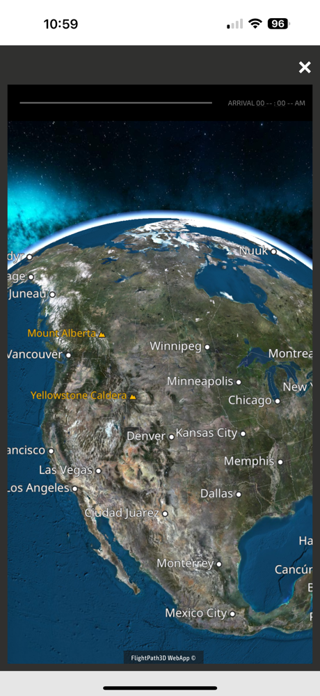 NetJets IFE screenshot 1